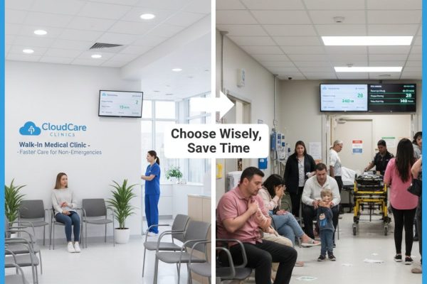 Walk-in vs Emergency